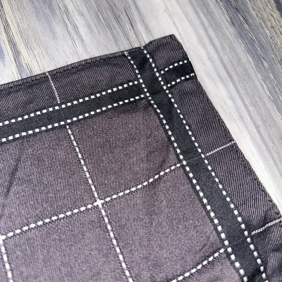 Burberry Black Checkered Handkerchief Scarf - Picture 6 of 7